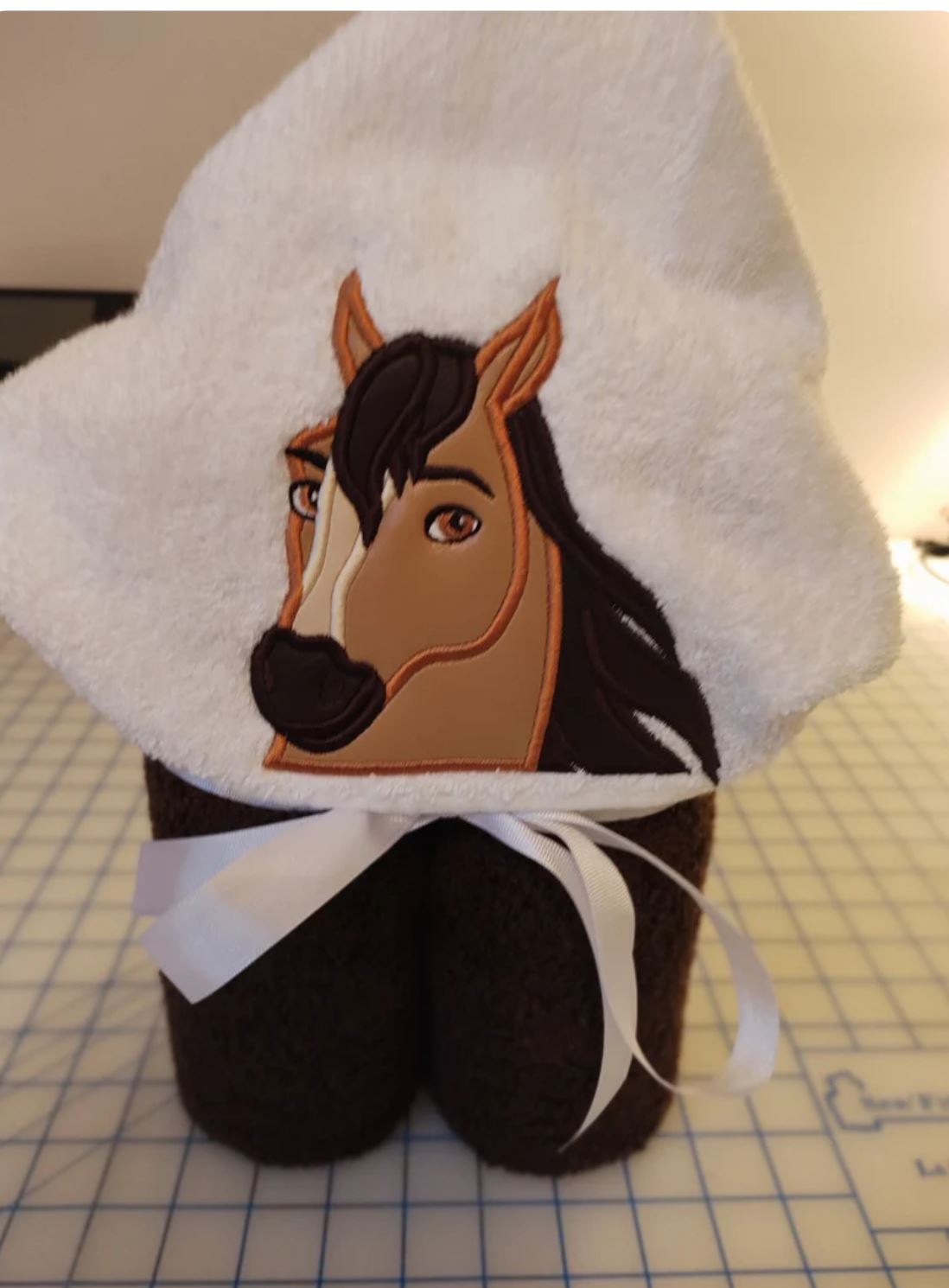 Personalized Horse Spirit Hooded Towel-