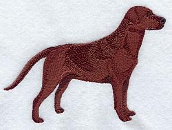 Labrador Retriever Embroidered Towel-