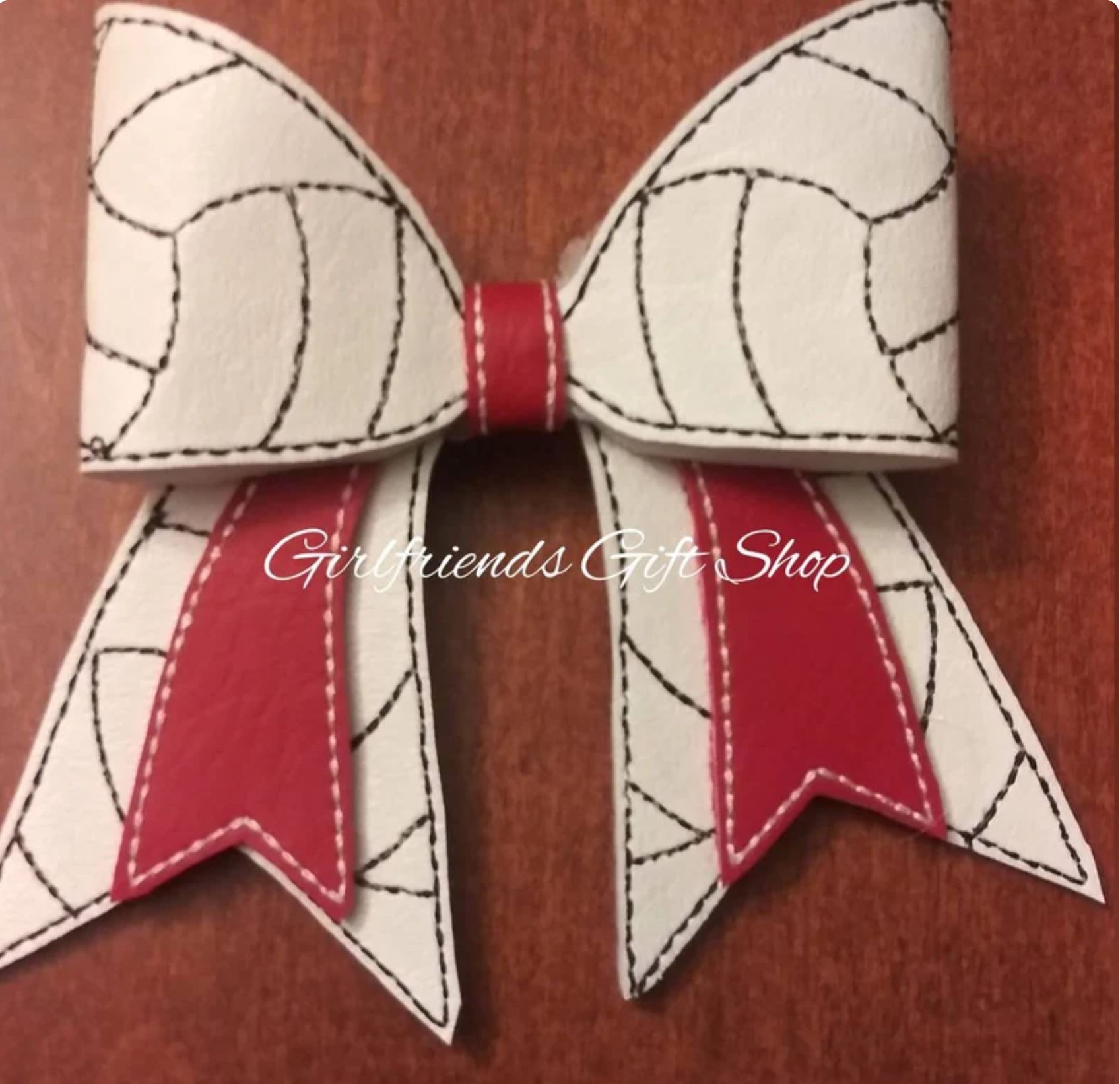 Customize Volleyball Hair Bow-